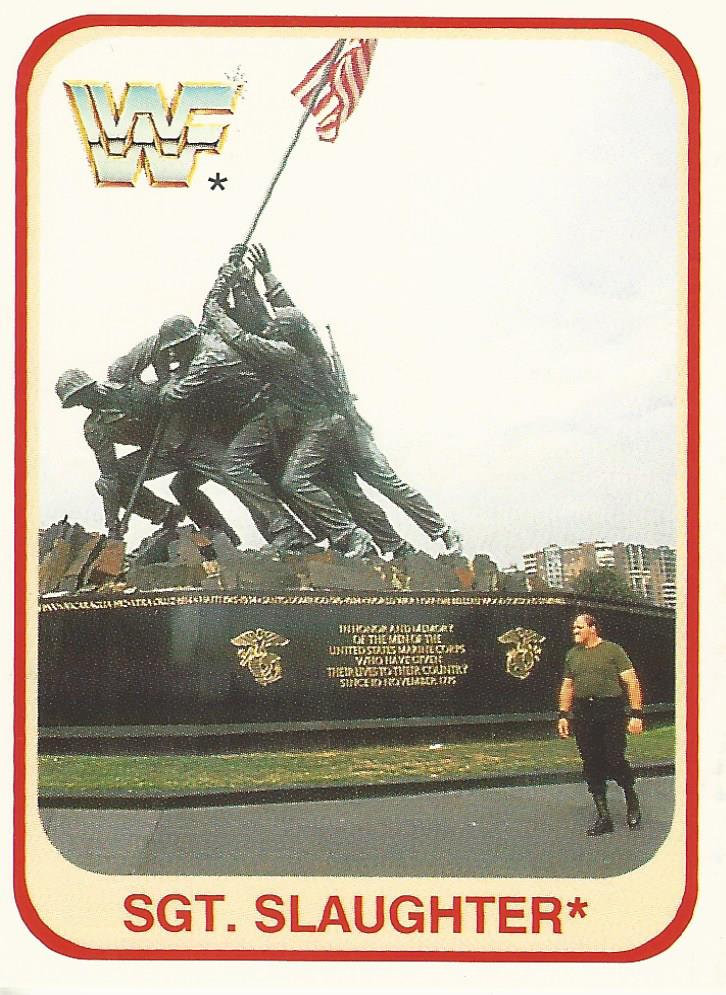 WWF Merlin 1991 Sgt Slaughter #125