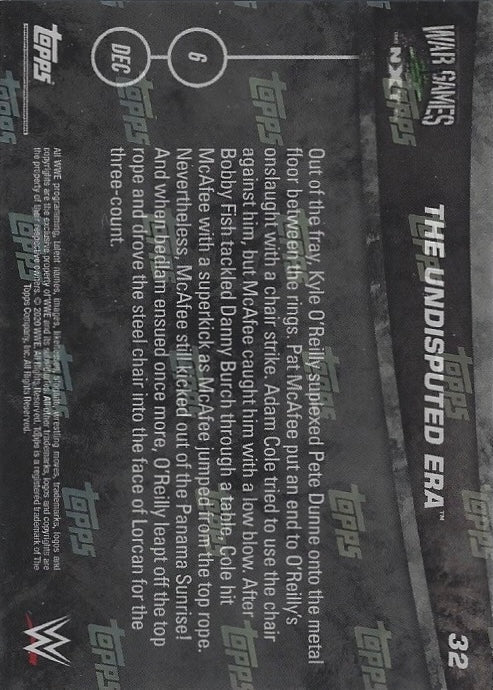 The Undisputed ERA DEF. Team PAT in a Wargames Match trading card PW Catalog