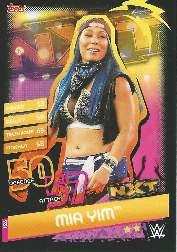 WWE Topps Slam Attax Reloaded 2020 Mia Yim #126 NXT