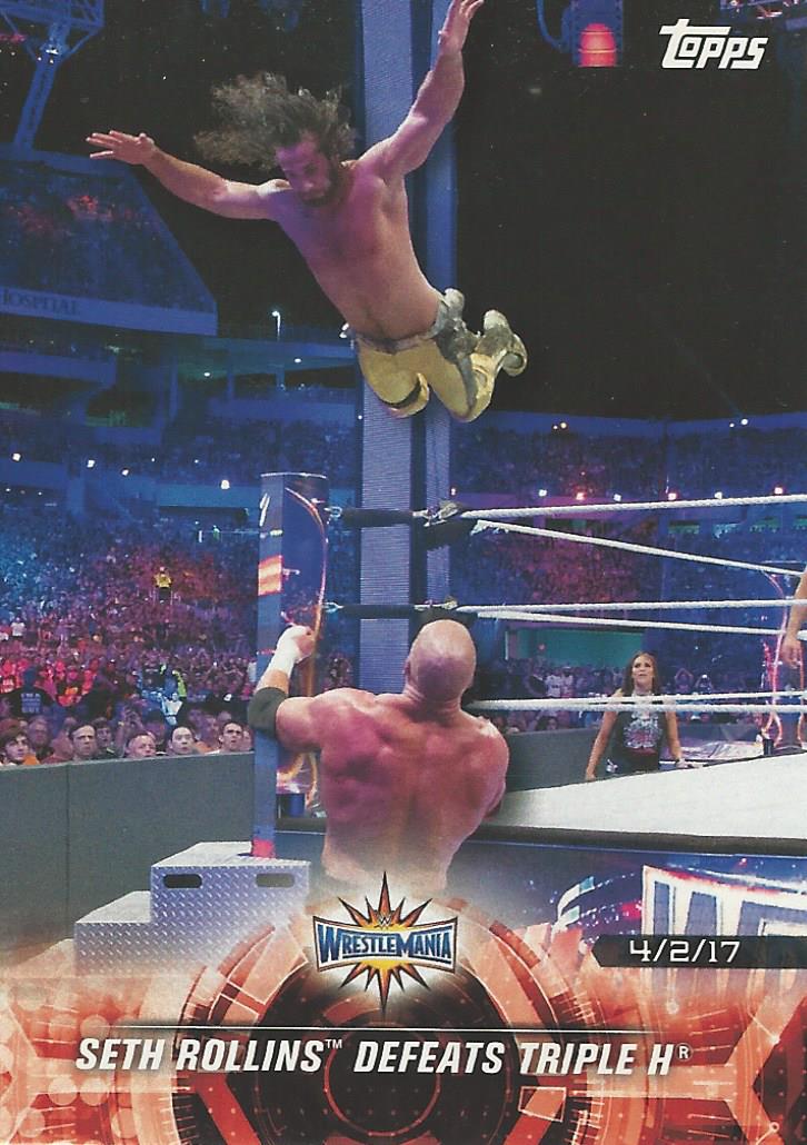 WWE Topps Road to Wrestlemania 2018 Seth Rollins #26