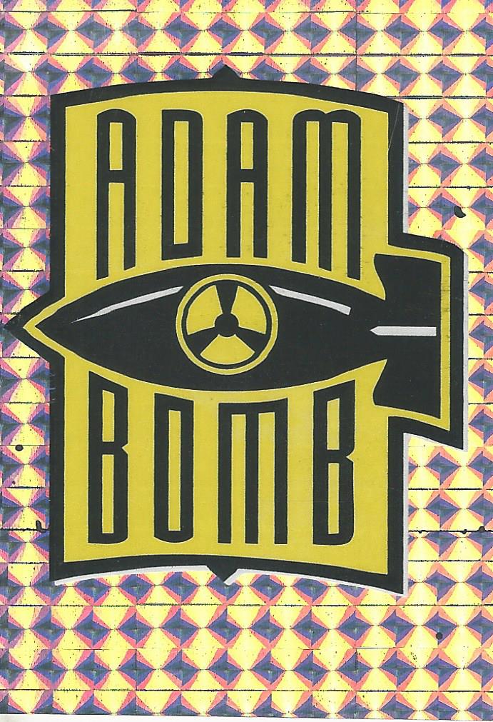 WWF Panini 1995 Sticker Collection Adam Bomb Foil #126