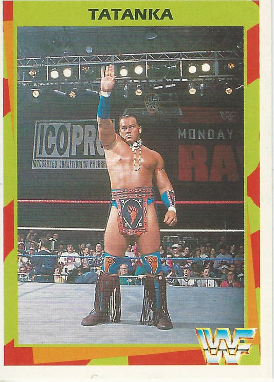 WWF Merlin 1995 Tatanka #127