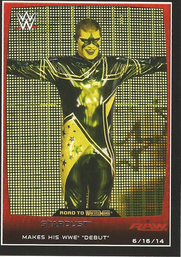 WWE Topps Road to Wrestlemania 2015 Stardust #28