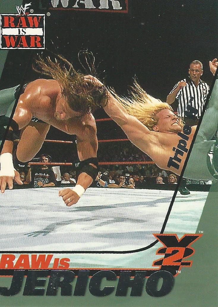 WWF Fleer Raw 2001 Chris Jericho 9 of 15 trading card PW Catalog