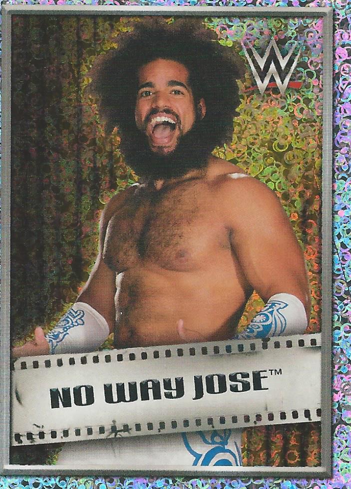 WWE Topps 2018 Stickers No Way Jose Foil #129