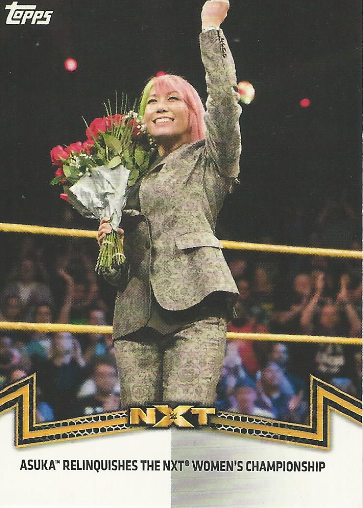 WWE Topps Women Division 2018 Asuka NXT-29 trading card PW Catalog