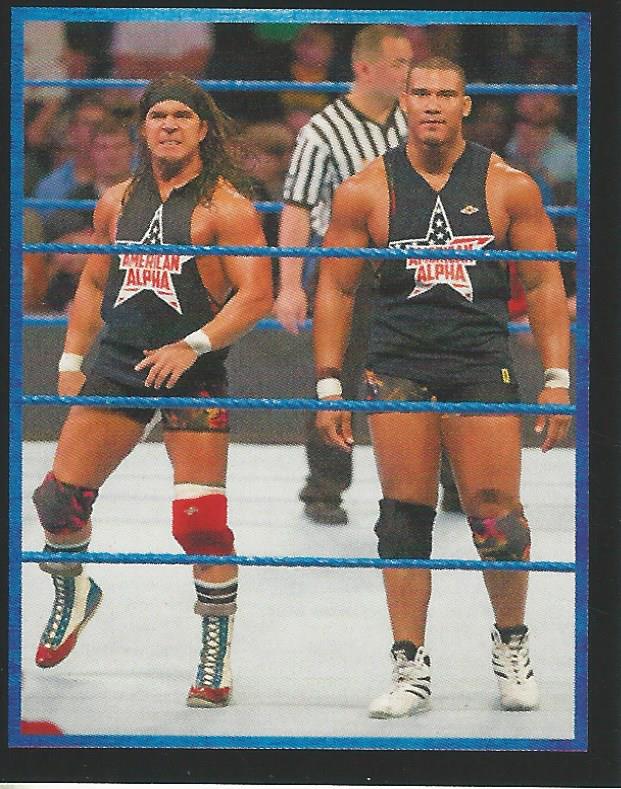 WWE Topps Stickers 2017 Chad Gable and Jason Jordan #12