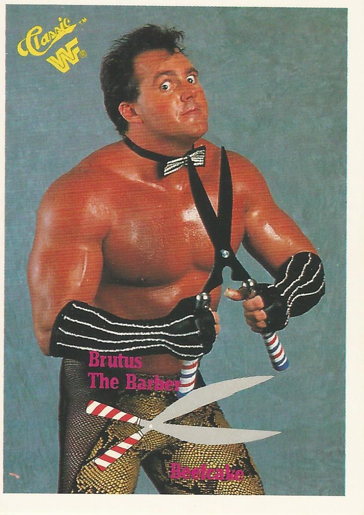WWF Classic Trading Cards 1990 Brutus Beefcake No.12 trading card PW Catalog