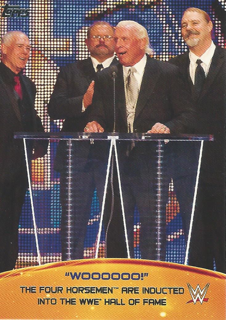WWE Topps 2015 Ric Flair 10 of 10 trading card PW Catalog