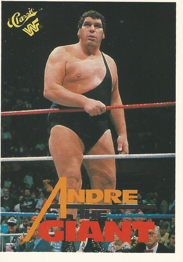 WWF Classic Trading Cards 1990 Andre the Giant No.130 trading card PW Catalog