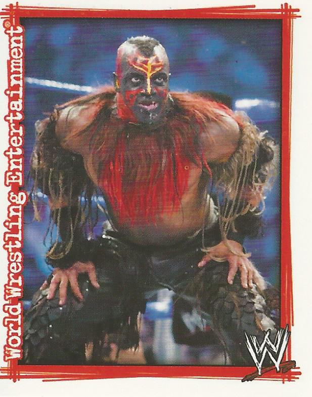 WWE Topps Superstars Uncovered 2007 Sticker Boogeyman #131