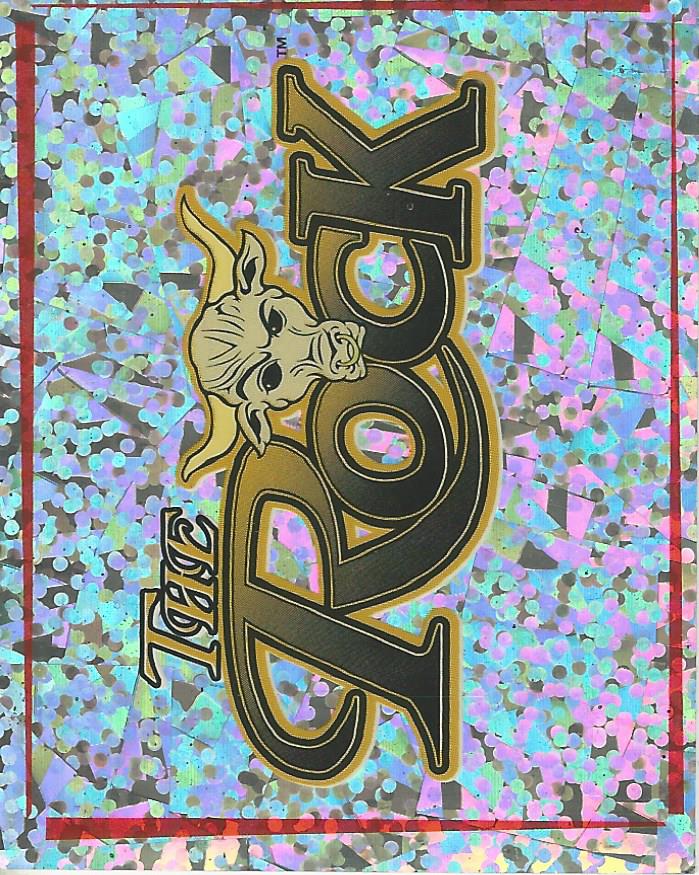 WWF Smackdown Stickers 2000 The Rock Foil #131