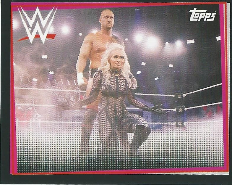 WWE Topps Road to WrestleMania Stickers 2021 Karrion Kross & Scarlett #132
