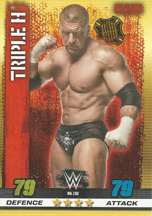 WWE Topps Slam Attax 10th Edition 2017 Triple H HHH #132