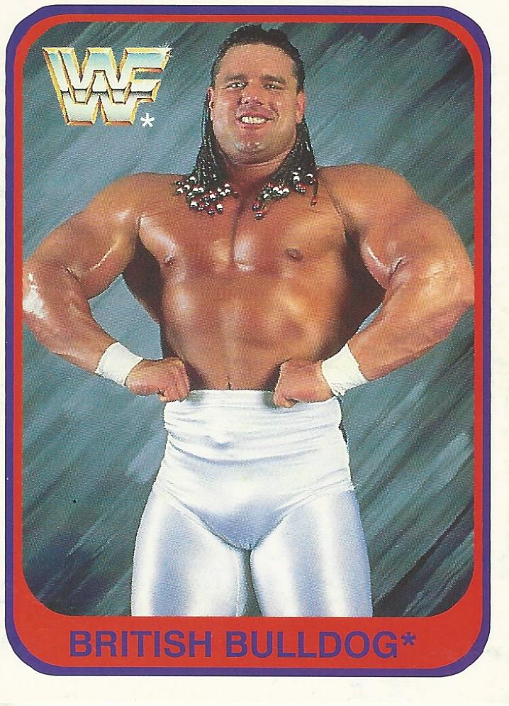 WWF Merlin 1991 British Bulldog #132