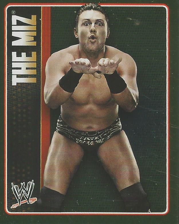 WWE Topps Icons 2013 Sticker The Miz Foil #132