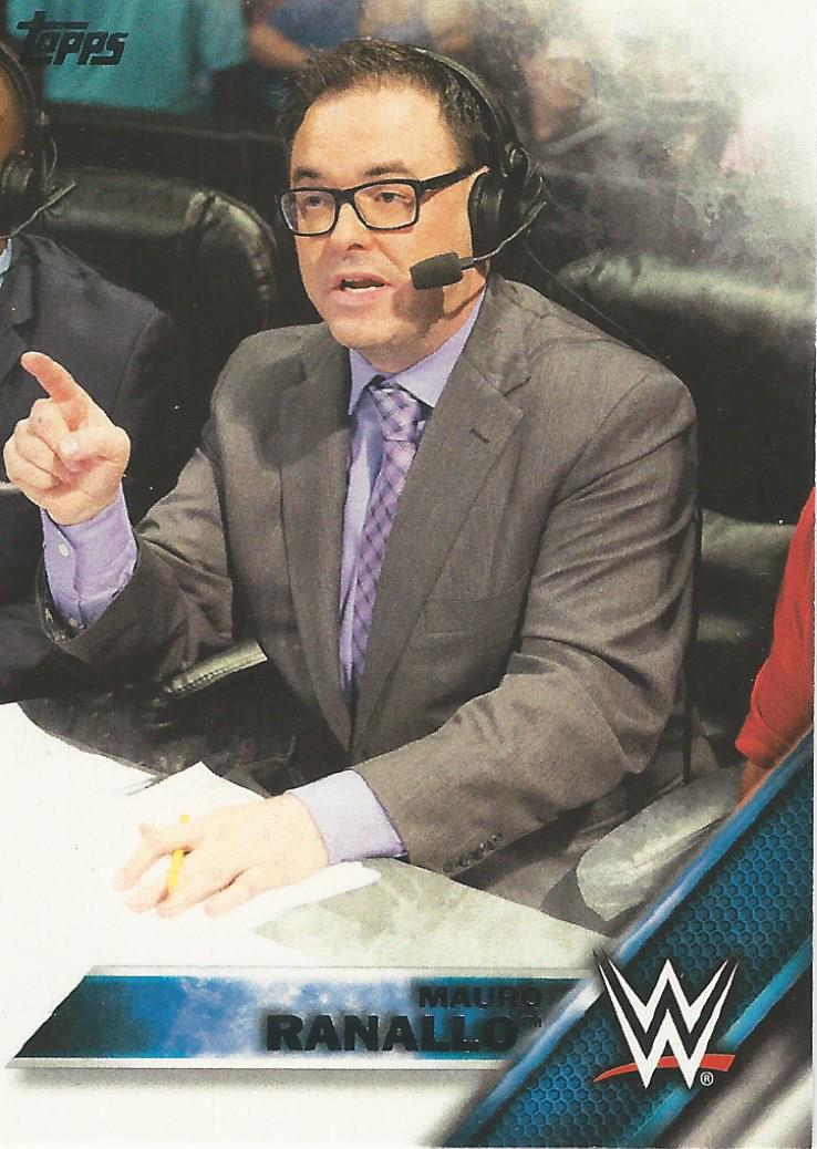 WWE Topps Then Now Forever 2016 Mauro Ranallo #133