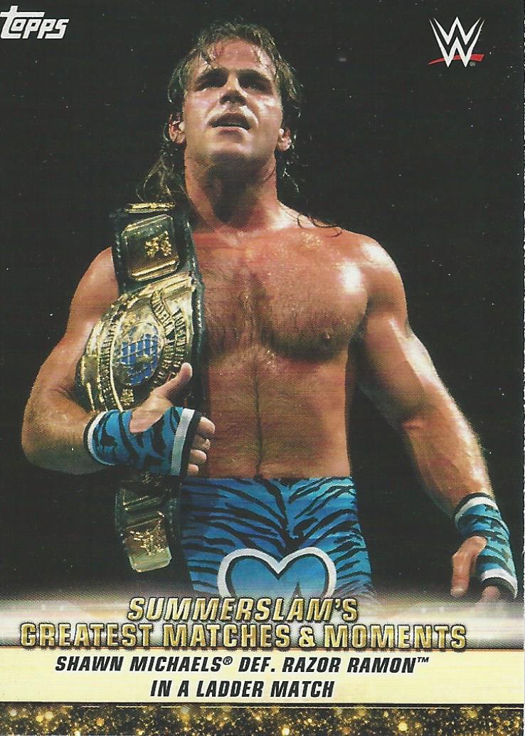 WWE Topps Summerslam 2019 Shawn Michaels GM-11 trading card PW Catalog