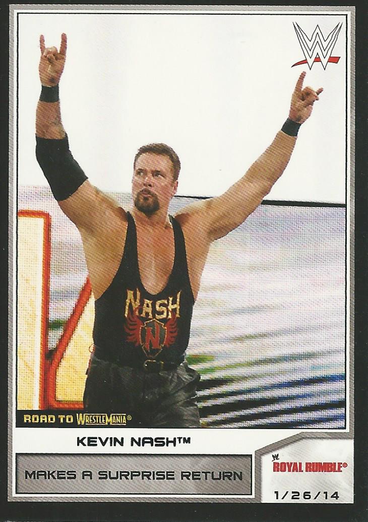 WWE Topps Road to Wrestlemania 2014 Kevin Nash #73