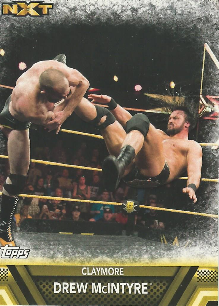 WWE Topps Then Now Forever 2017 Drew McIntyre #F33