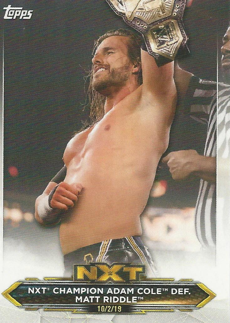 WWE Topps NXT 2020 Adam Cole #33