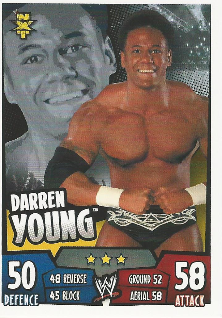 WWE Topps Slam Attax Rumble 2011 Darren Young #134 NXT