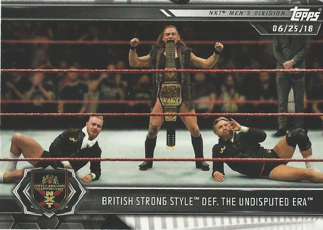 WWE Topps NXT 2019 Pete Dunne Tyler Bate and Trent Seven #34