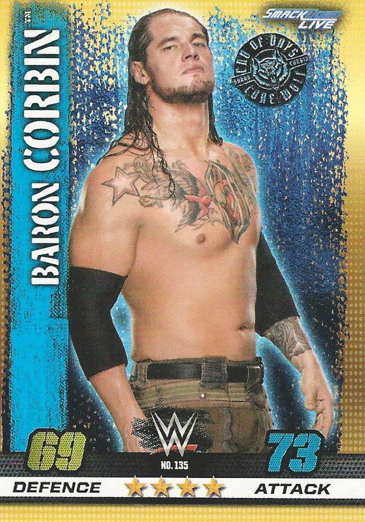 WWE Topps Slam Attax 10th Edition 2017 Baron Corbin #135