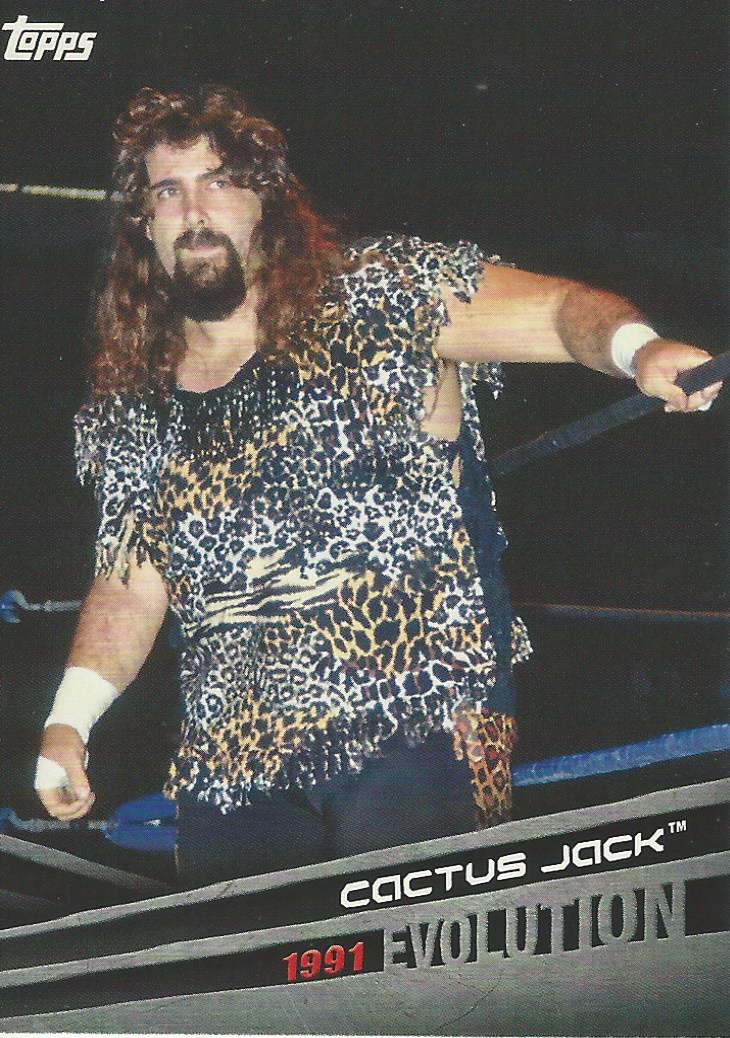 WWE Topps 2018 Mick Foley E35 trading card PW Catalog