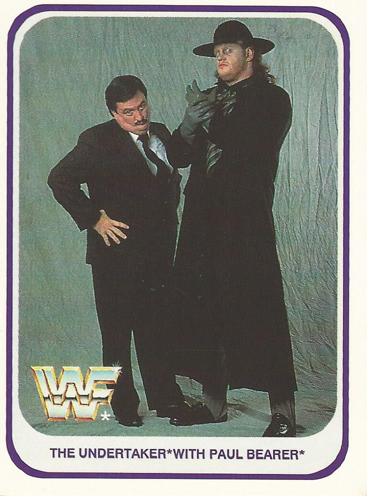 WWF Merlin 1991 Undertaker #136