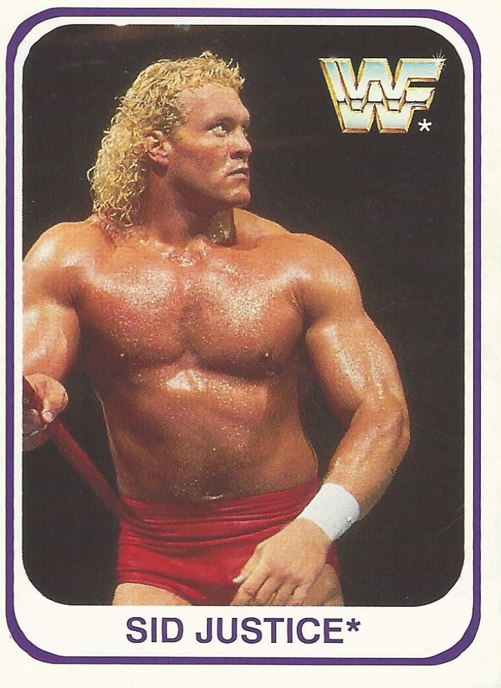 WWF Merlin 1991 Sid Justice #137
