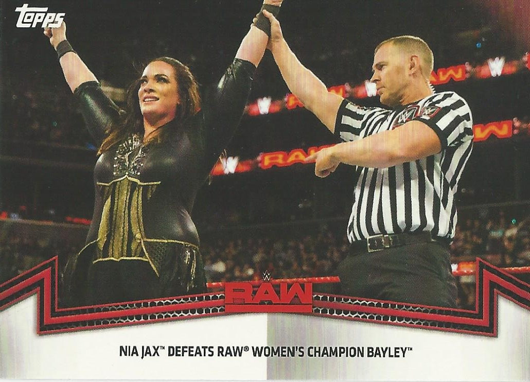 WWE Topps Women Division 2018 Nia Jax RAW-7