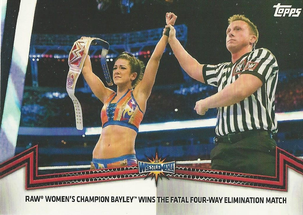 WWE Topps Women Division 2018 Bayley RAW-9