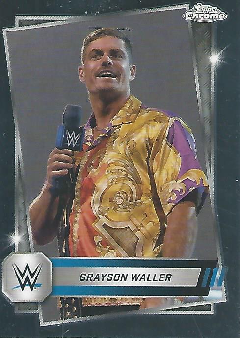 WWE Topps Chrome 2025 Trading Cards Grayson Waller No.13 PW Catalog
