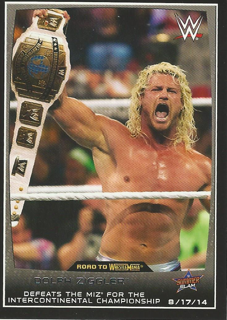 WWE Topps Road to Wrestlemania 2015 Dolph Ziggler #40