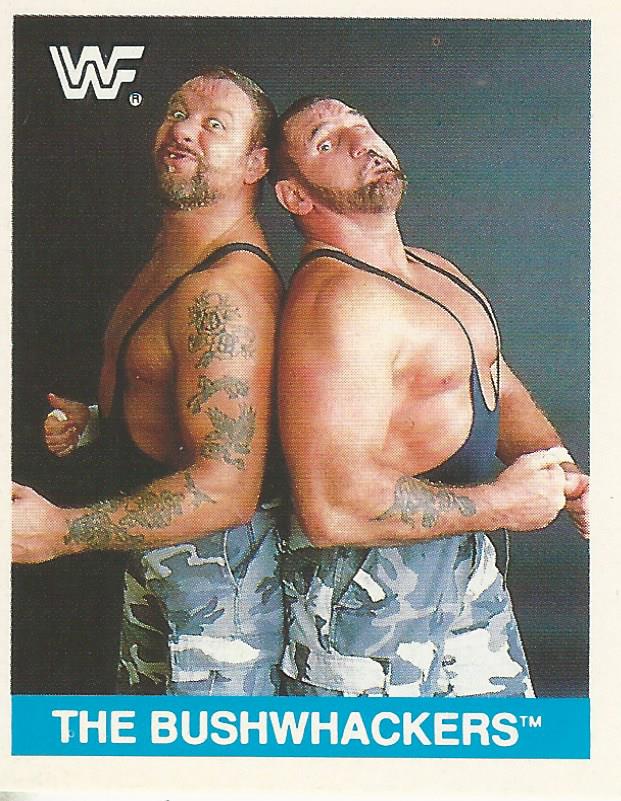 WWF Merlin Sticker Collection 1990 Bushwhackers #141