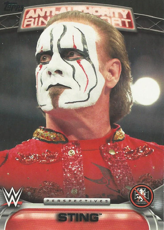 WWE Topps 2016 Sting 11AA trading card PW Catalog