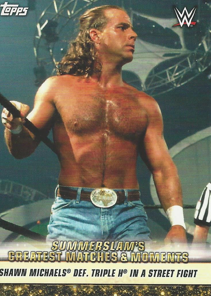 WWE Topps Summerslam 2019 Shawn Michaels GM-21 trading card PW Catalog