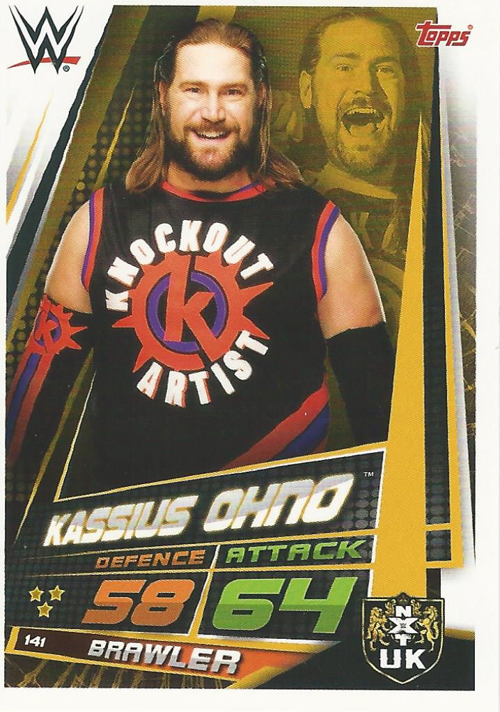 WWE Topps Slam Attax Universe 2019 Kassius Ohno #141