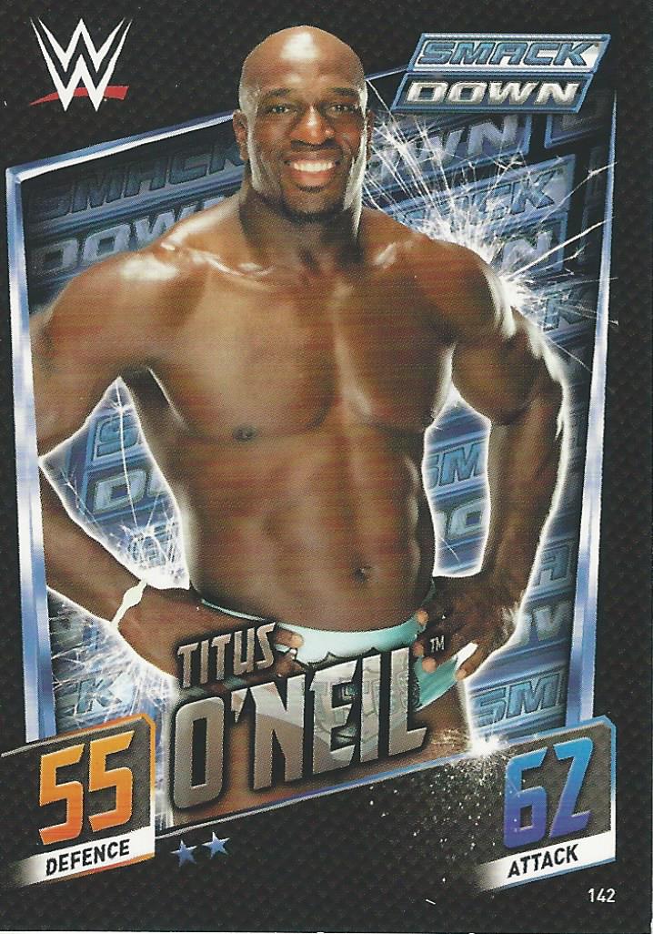 WWE Topps Slam Attax 2015 Then Now Forever Titus O'Neil #142