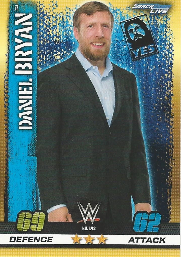 WWE Topps Slam Attax 10th Edition 2017 Daniel Bryan #143