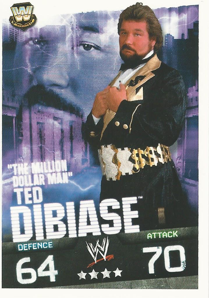 WWE Topps Slam Attax Evolution 2010 Million Dollar Man Ted Dibiase #143
