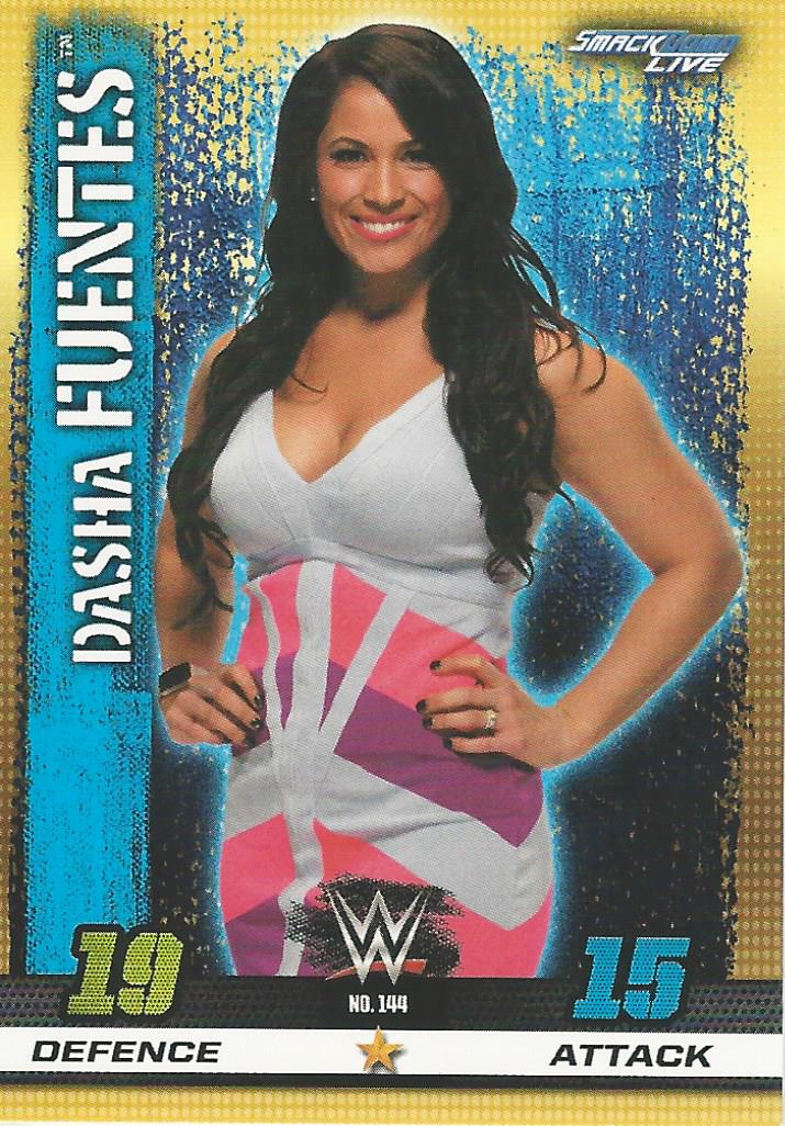 WWE Topps Slam Attax 10th Edition 2017 Dasha Fuentes #144