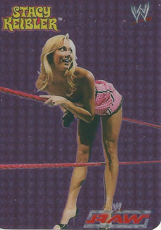 WWE Smackdown 2004 Tesla Stacy Keibler Foil Error #21