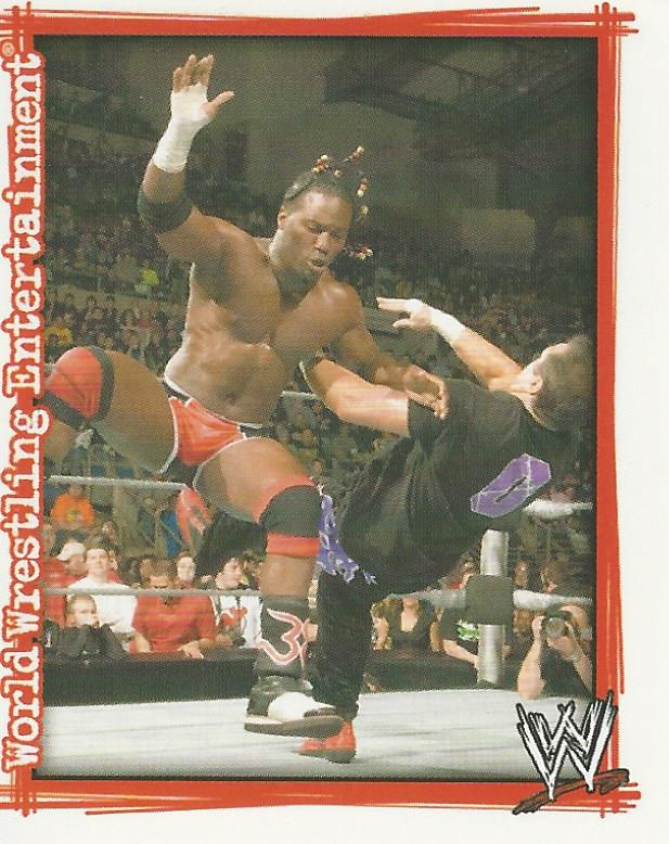 WWE Topps Superstars Uncovered 2007 Sticker Elijah Burke #147