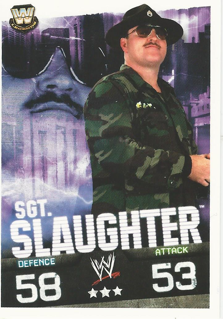 WWE Topps Slam Attax Evolution 2010 SGT Slaughter #147
