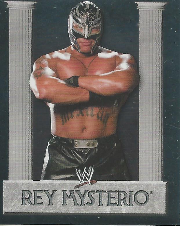 WWE Merlin Heros 2008 Stickers Rey Mysterio Foil #147