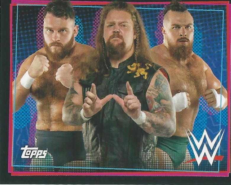 WWE Topps Road to WrestleMania Stickers 2021 Gallus #148