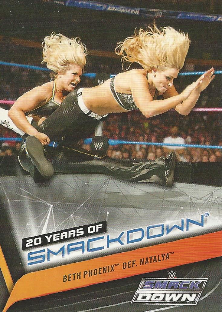 WWE Topps Smackdown 2019 Beth Phoenix SD-29 trading card PW Catalog