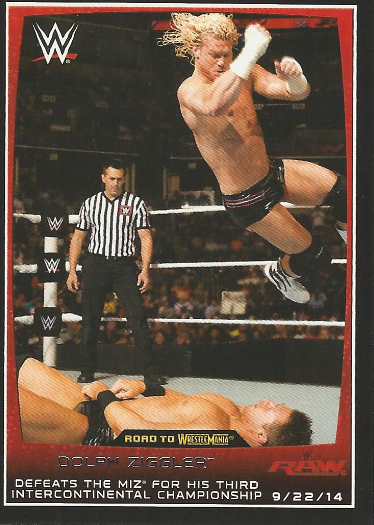 WWE Topps Road to Wrestlemania 2015 Dolph Ziggler #49